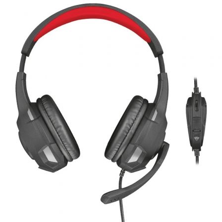 Trust GXT 307 Ravu Auriculares Gaming Negro/Rojo con Micrófono Plegable Trust GXT 307 Ravu Auriculares Gaming Negro/Rojo con Micrófono Plegable